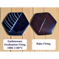 Raku Blue & Gold (Raku / Earthenware Glaze)