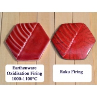 Raku Red (Raku / Earthenware Glaze)